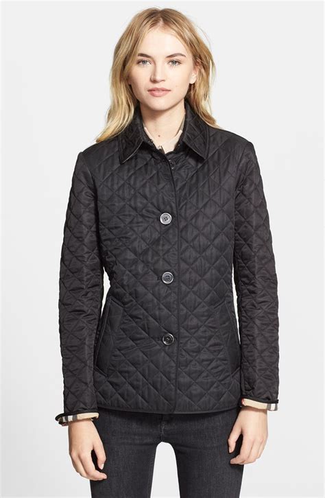 replica burberry brit quilted jacket|Burberry Brit Fitted Quilted Copford Jacket Women .